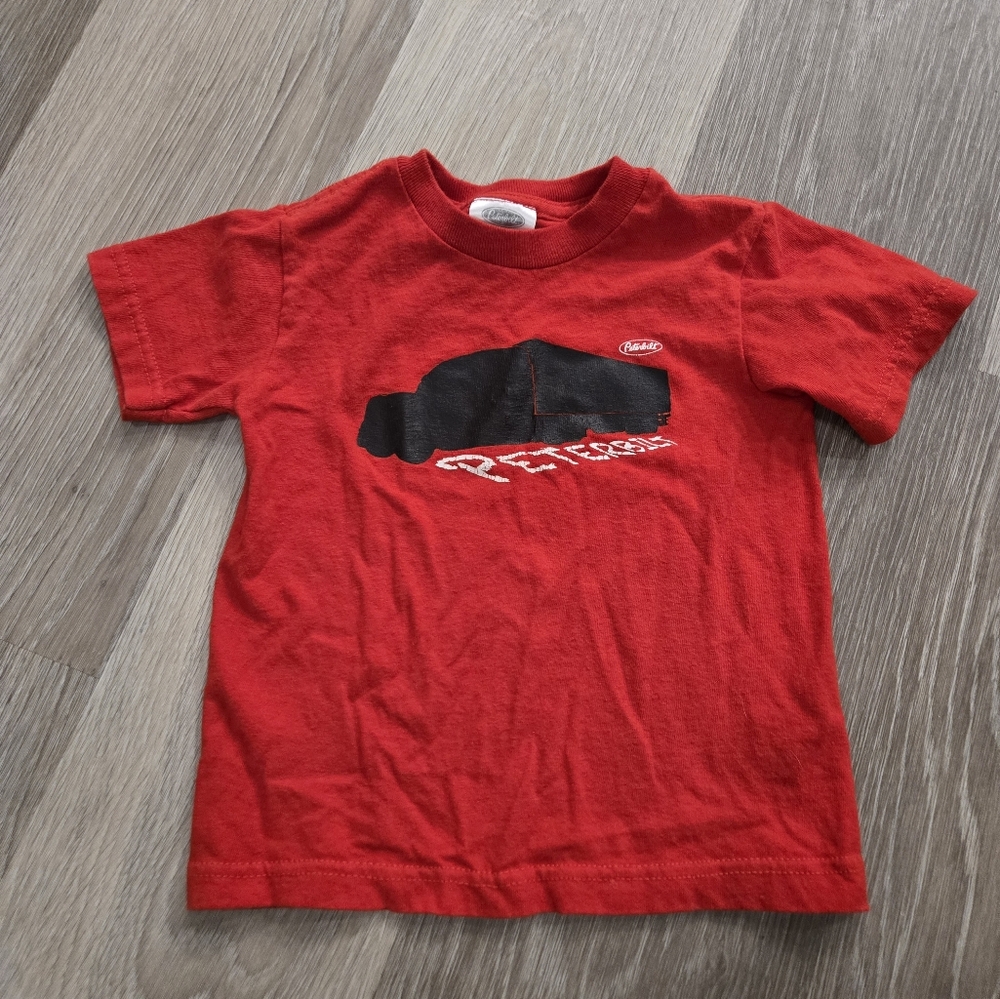Peterbilt Red Kids T-Shirt with Black Graphic